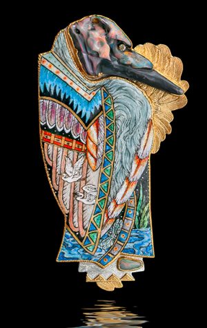 Heron Woman - (on layaway)